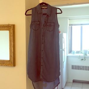 Denim Shift Dress